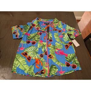 NWT Room Service Arizona Short Knit Pj Set In Lobster Lounge  -  size XS